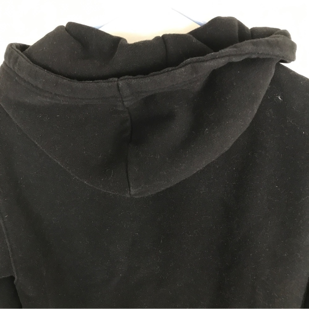 Topman cotton blend eat the poor feed the rich hooded sweater - Picture 5 of 8